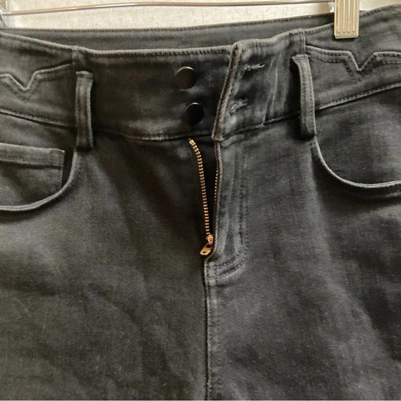 Jac by Jacqueline Conor skinny high waisted taper denim jeans Sz 2- (S/M) - Picture 8 of 13